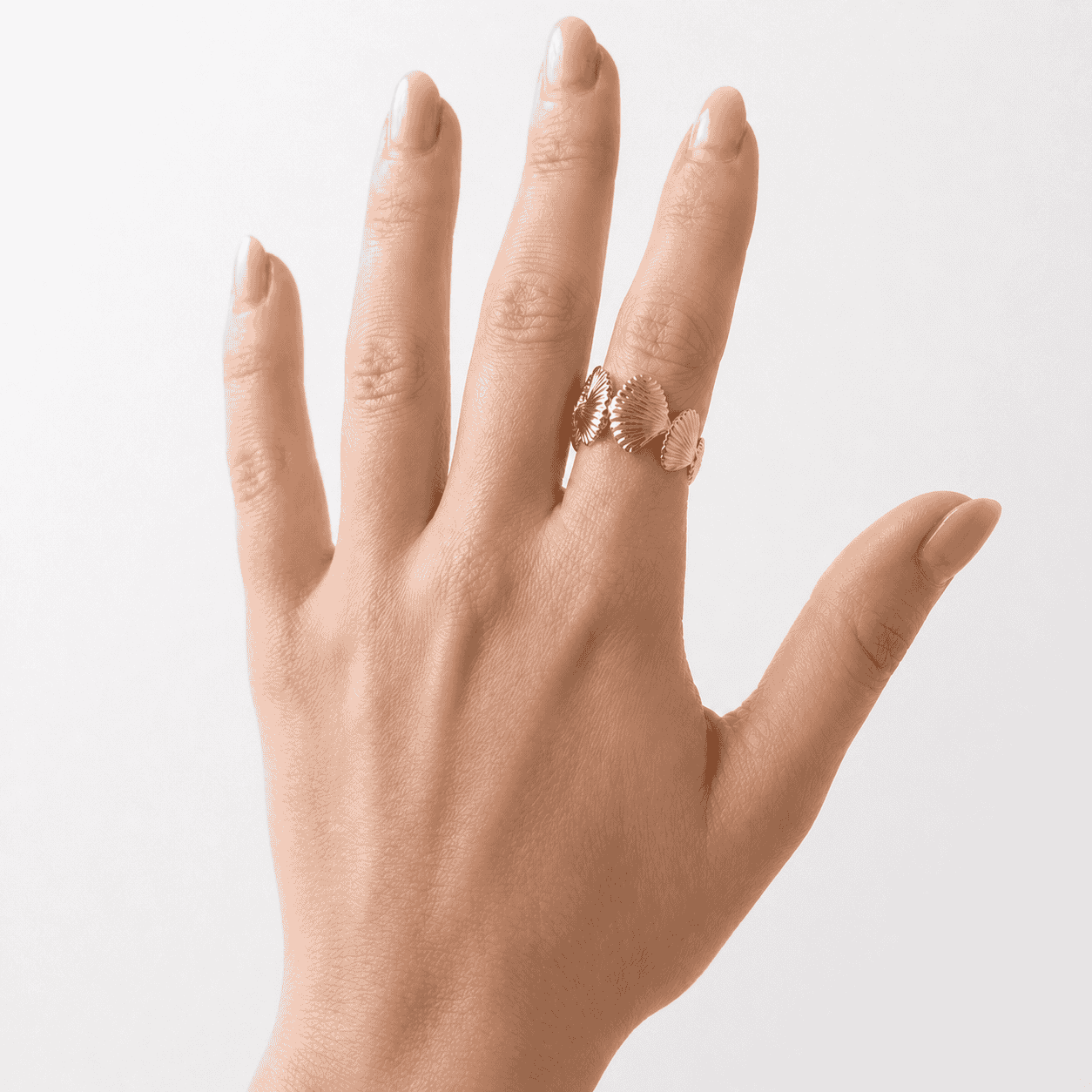 Golden Seashell Statement Set