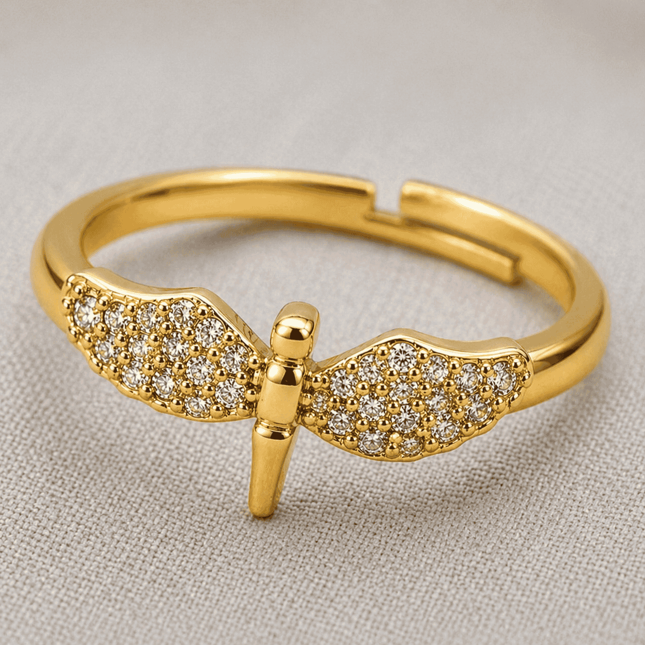 Luna Bow Spark Ring