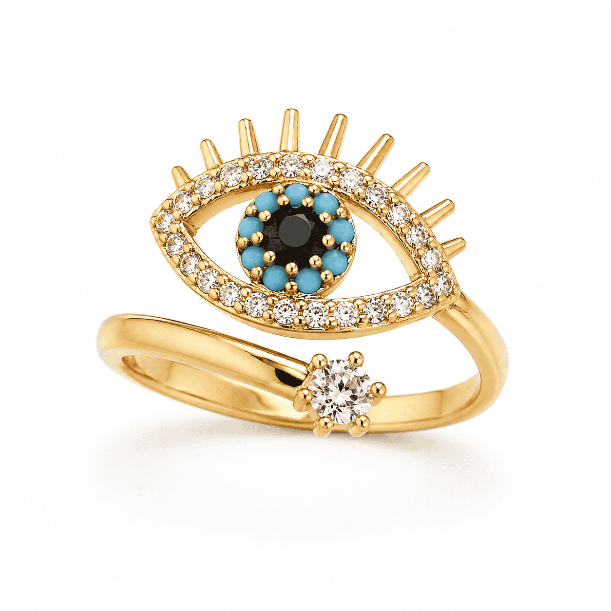 Lumière Evil Eye Ring