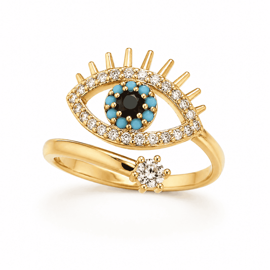 Lumière Evil Eye Ring