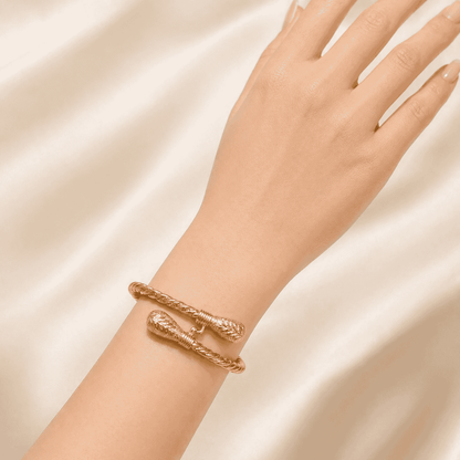 Twist Elegance Cuff Bracelet