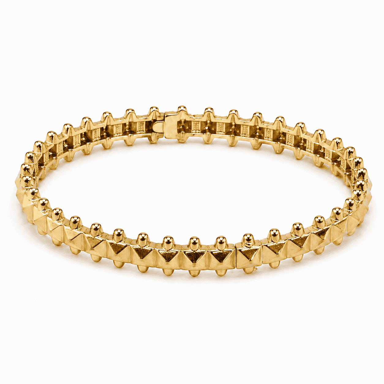 Golden Pyramid Bangle