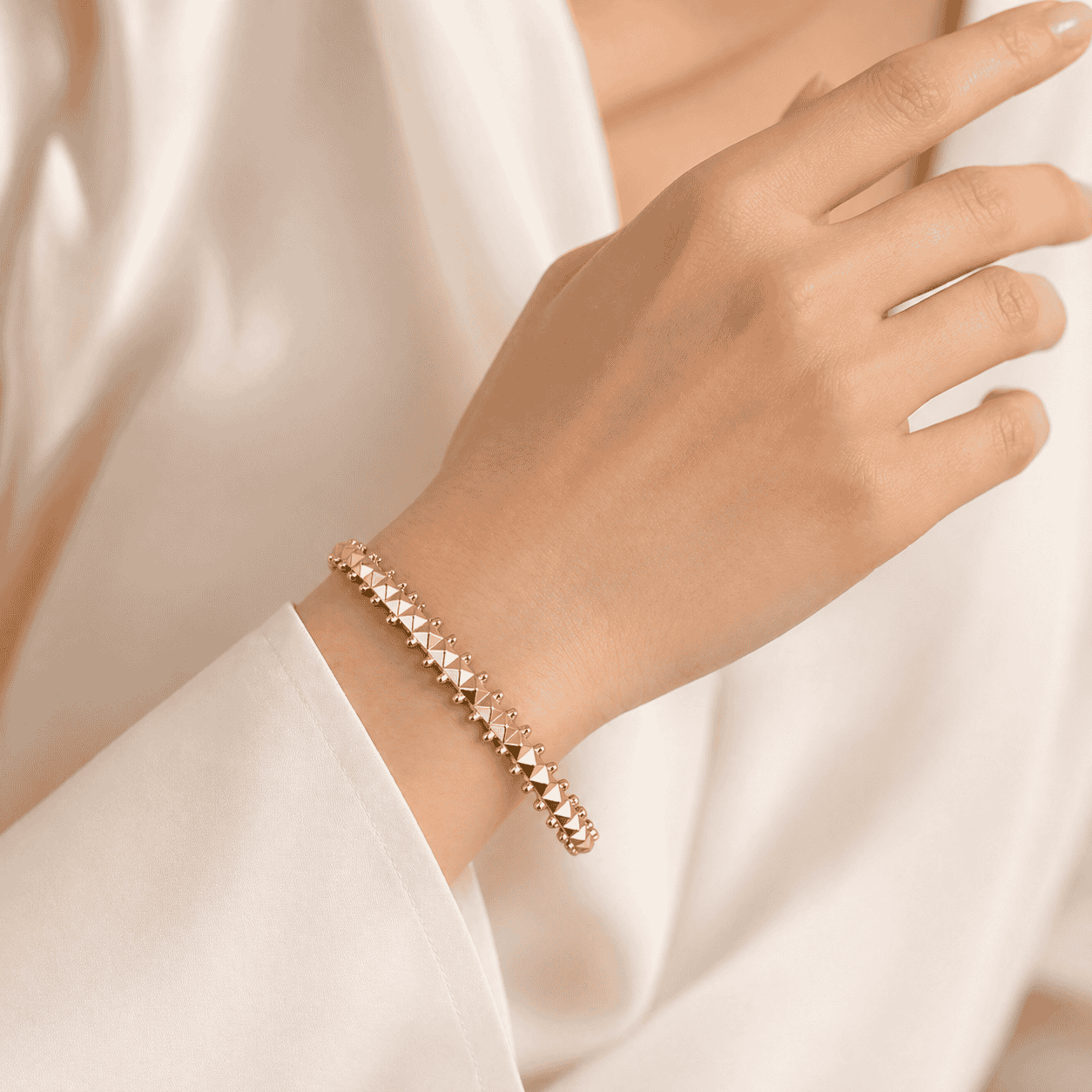 Golden Pyramid Bangle