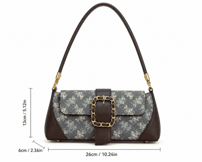 Vintage Buckle Shoulder Bag