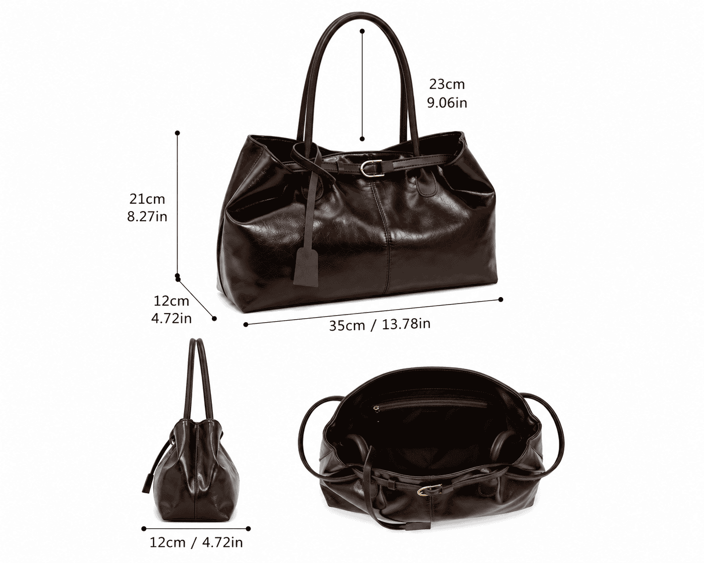 Verona Buckle Tote Bag