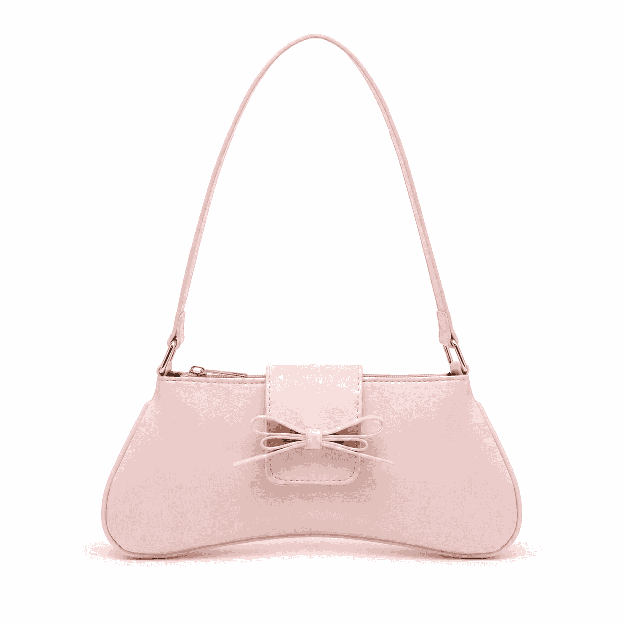Blush Bow Shoulder Bag