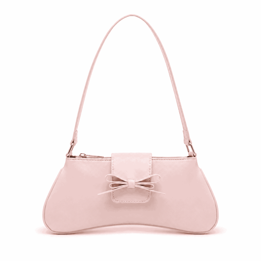 Blush Bow Shoulder Bag