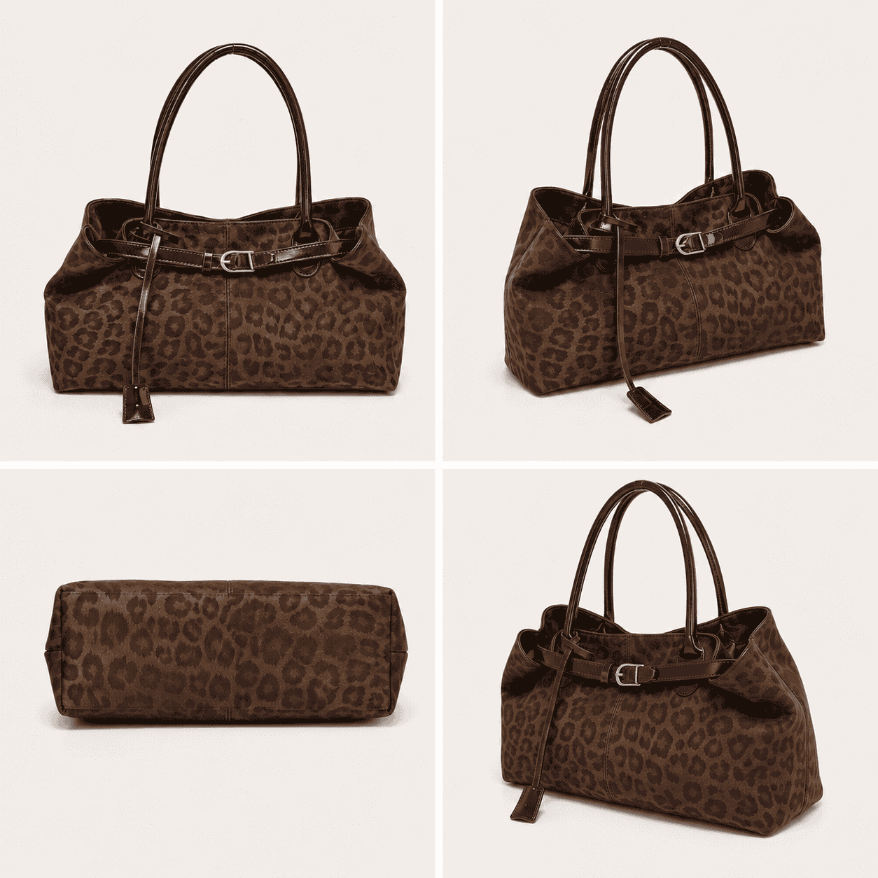 Leopard Tote Shoulder Bag
