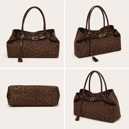 Leopard Tote Shoulder Bag