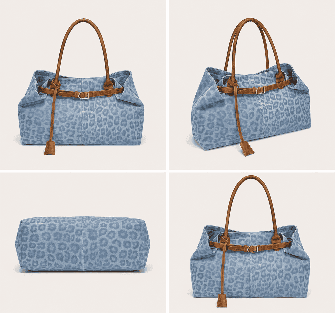 Leopard Tote Shoulder Bag