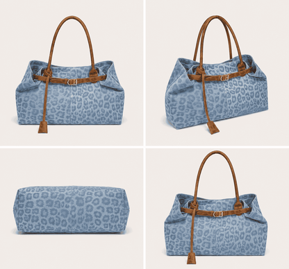Leopard Tote Shoulder Bag