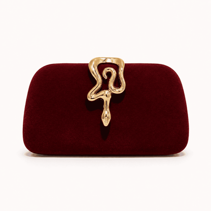 Crystal Clasp Evening Clutch