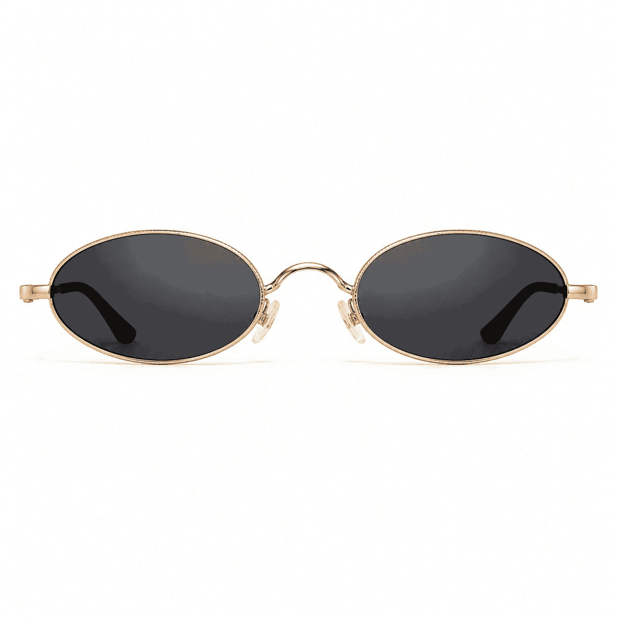Gold Oval Sunglasses