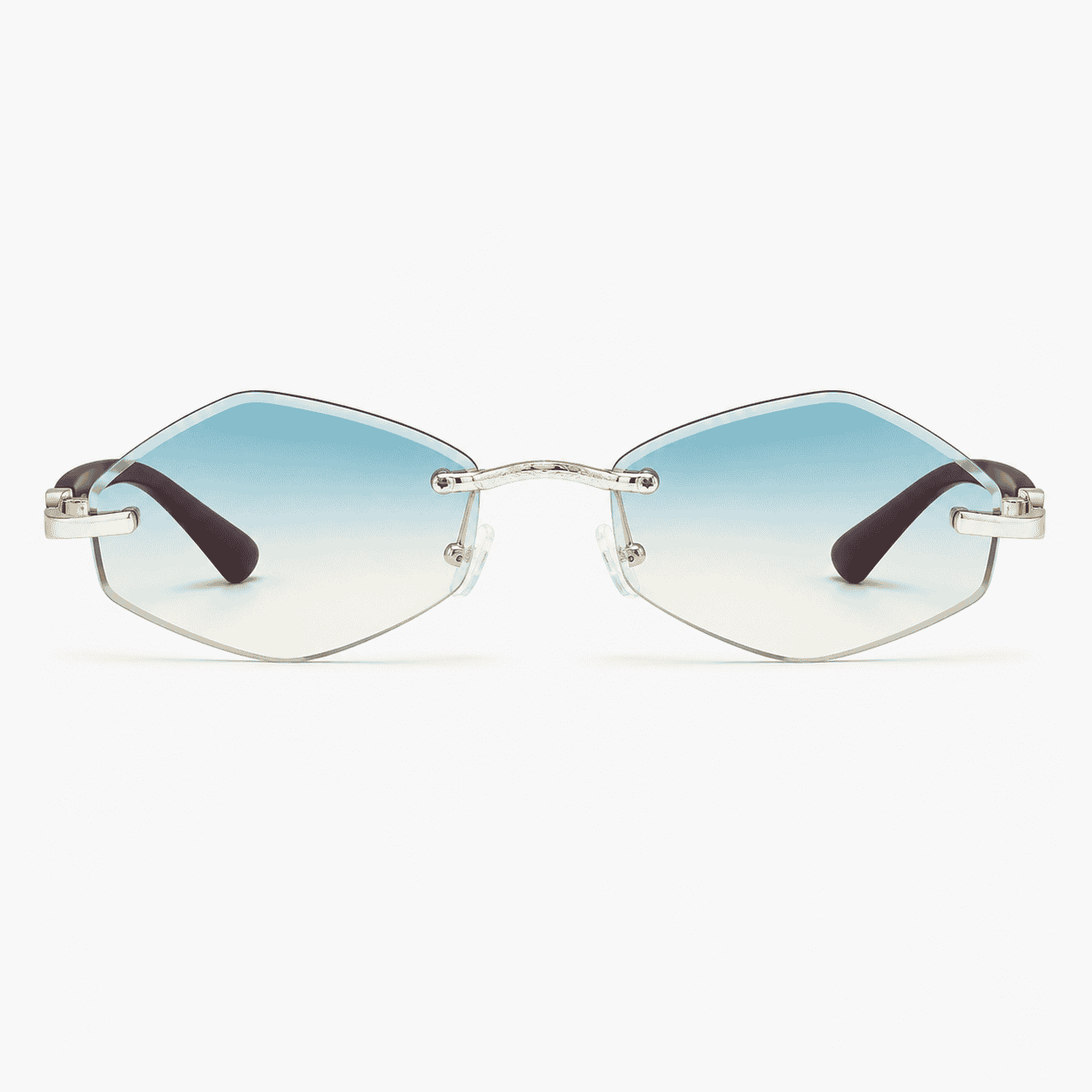Geometric Rimless Sunglasses