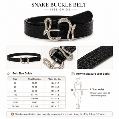 Snake Buckle Belt