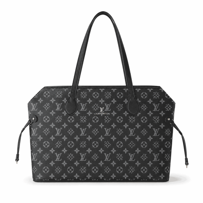 Black Monogram Tote Bag