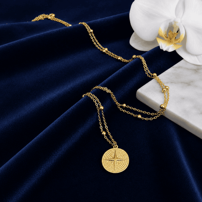 Aurora Compass Necklace