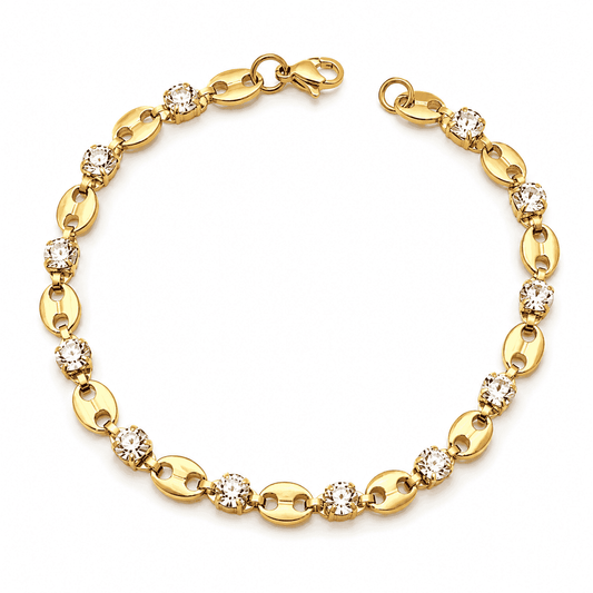 Celeste Crystal Link Bracelet