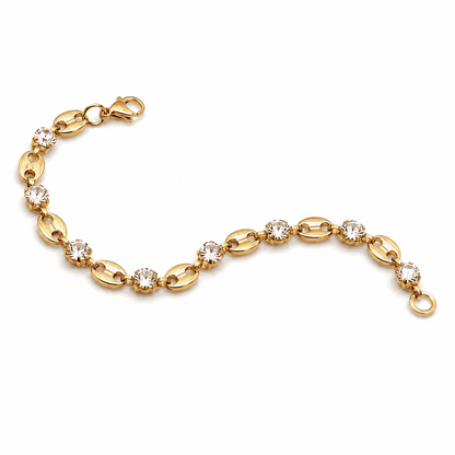 Celeste Crystal Link Bracelet