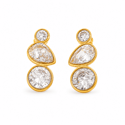Lumière Crystal Drop Earrings