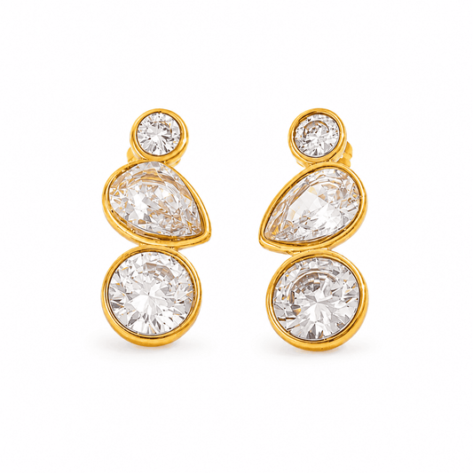 Lumière Crystal Drop Earrings
