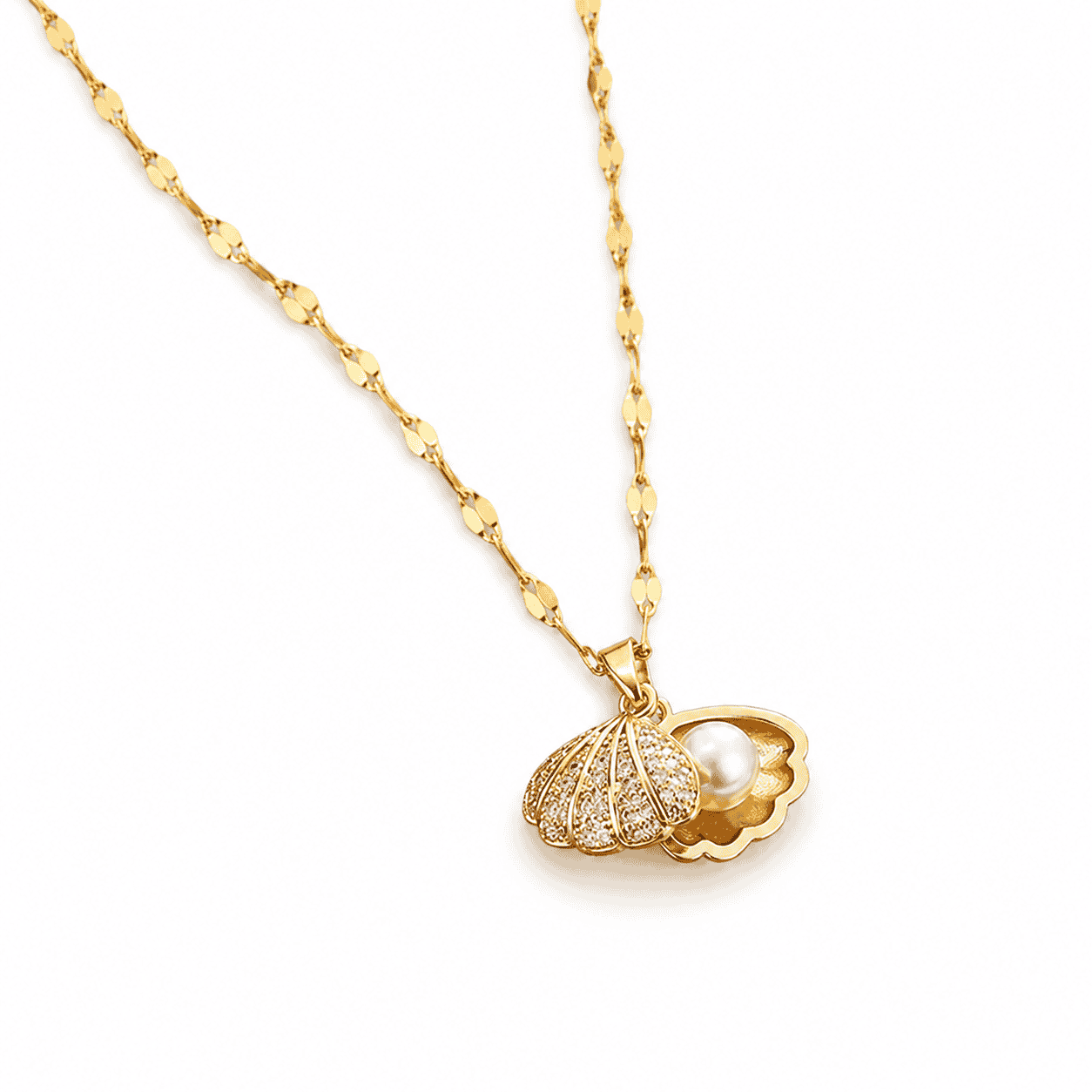 Aurora Pearl Shell Necklace