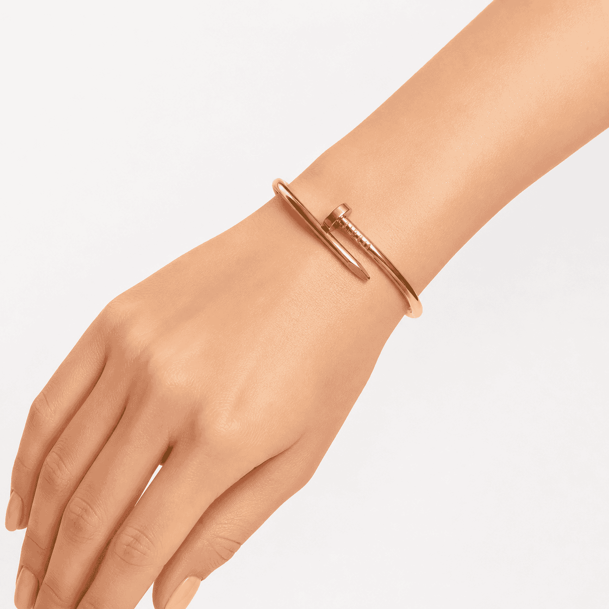 Golden Nail Cuff Bracelet