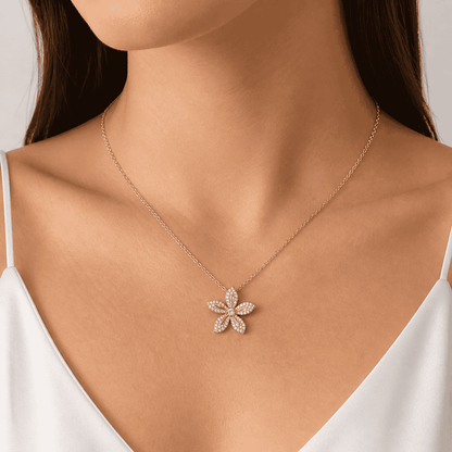 Celeste Flower Necklace