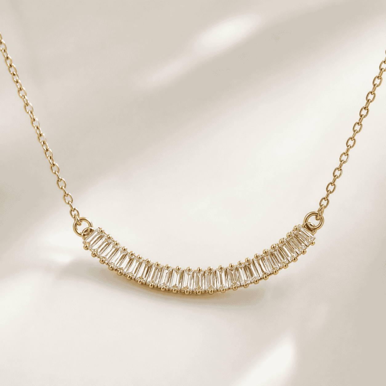 Baguette Glow Necklace