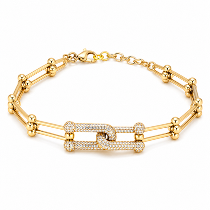 Luxe Link Crystal Bracelet