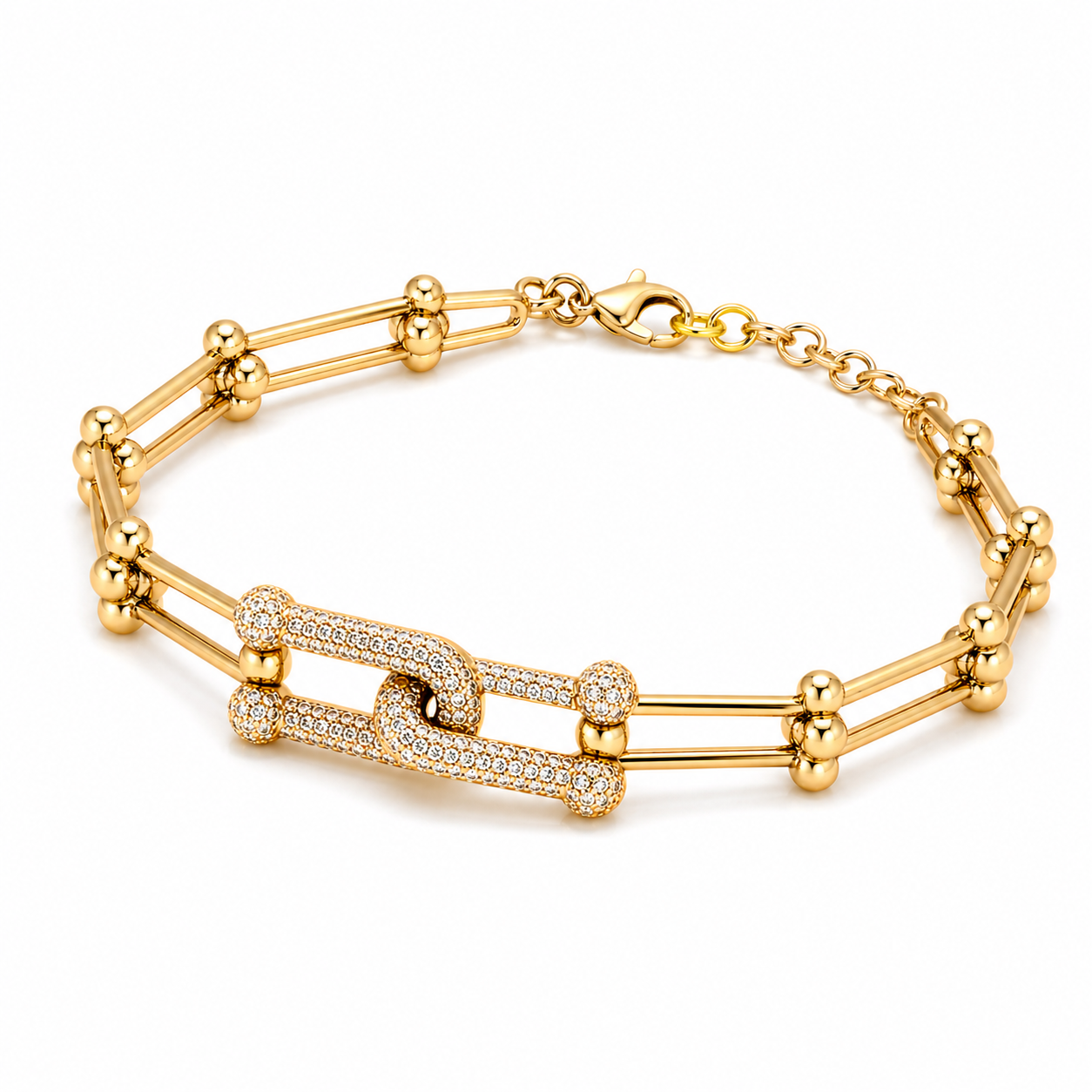 Luxe Link Crystal Bracelet