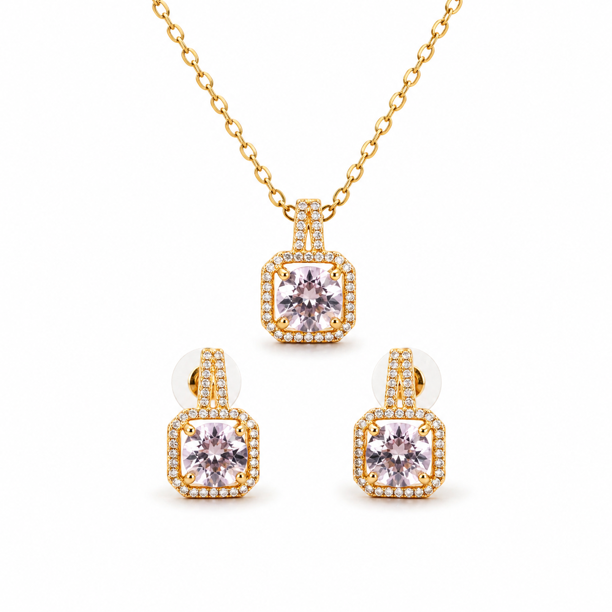Golden Aura Jewelry Set