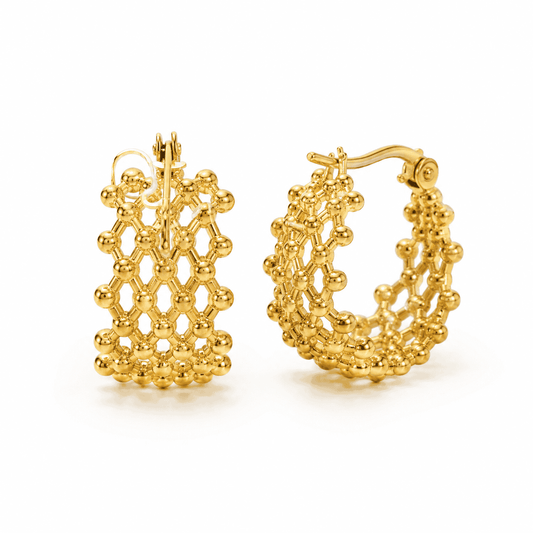 Luna Grid Earrings