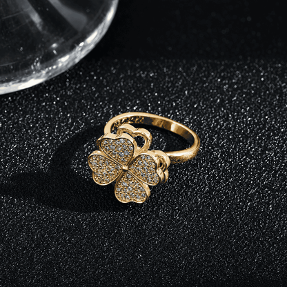 Lucky Charm 18K Gold Plated Ring