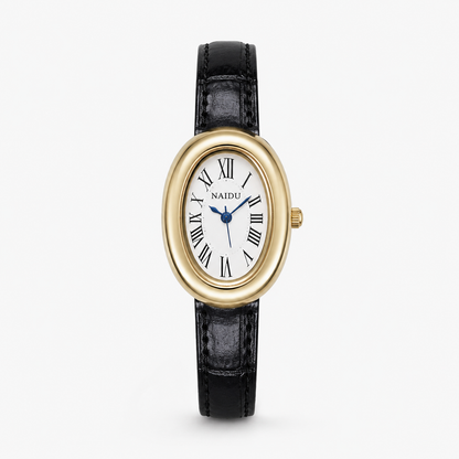Elegant Vintage Oval Quartz Watch (Multiple Styles Available)