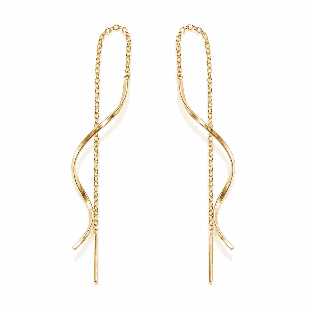 Golden Wave Earrings