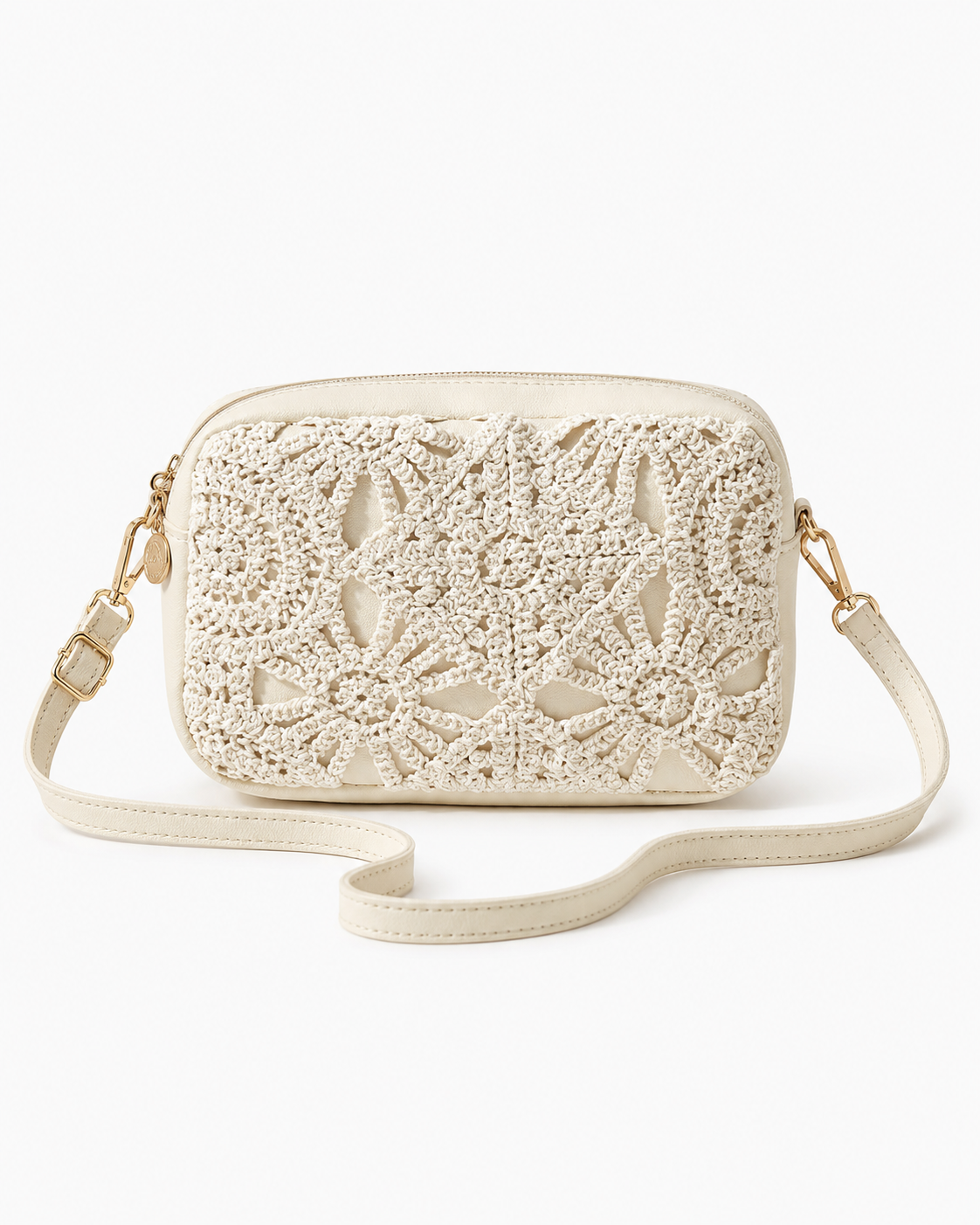 Lace Crochet Crossbody Bag
