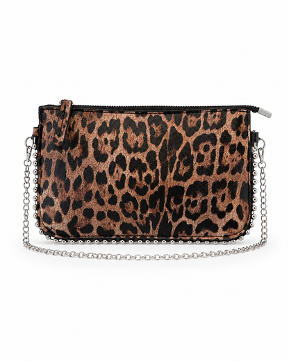 Pearl Trim Shoulder Clutch Bag