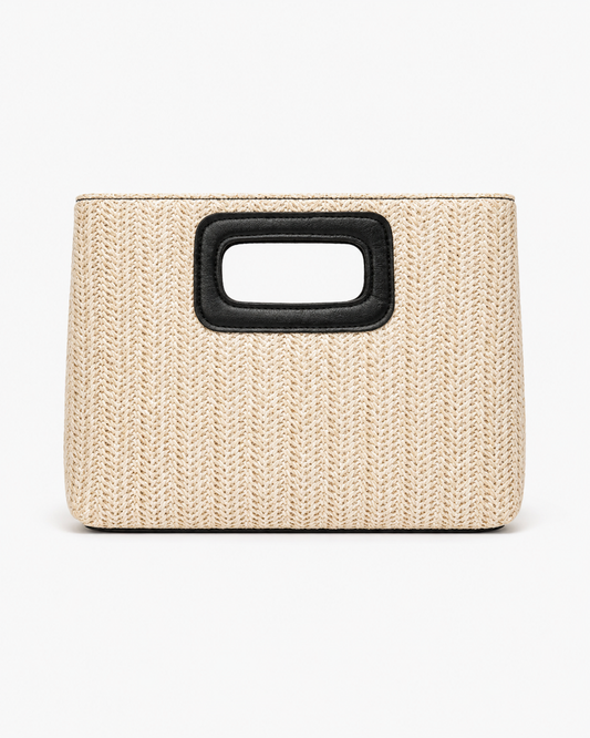 Woven Evening Clutch Bag