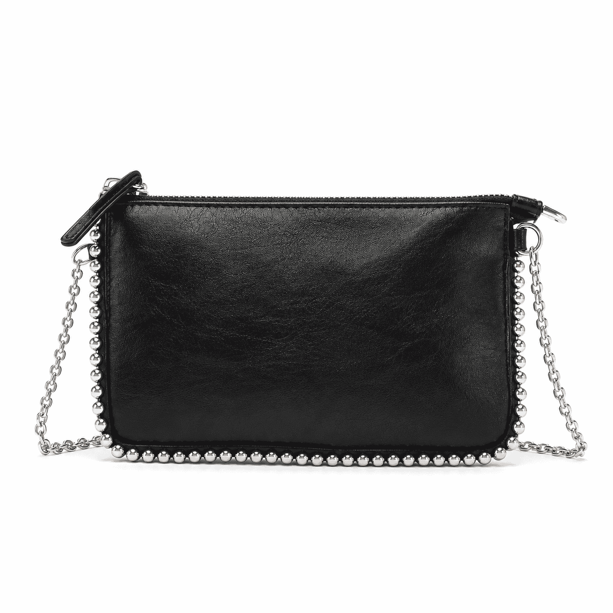 Pearl Trim Shoulder Clutch Bag