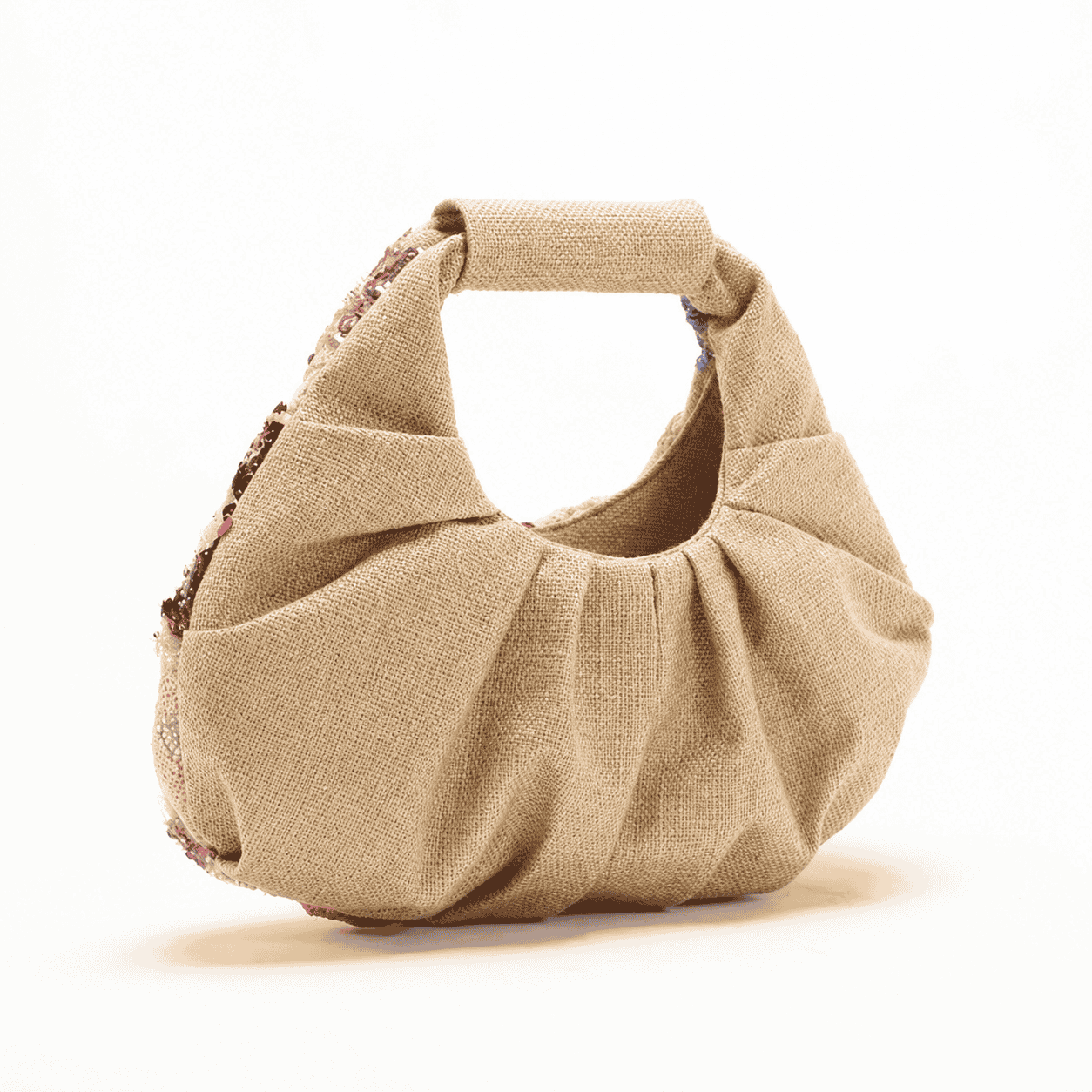 Flora Sequin Mini Hobo Bag