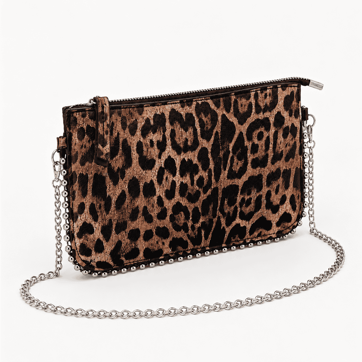 Pearl Trim Shoulder Clutch Bag