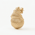 Golden Shell Drop Earrings