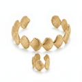 Golden Seashell Statement Set