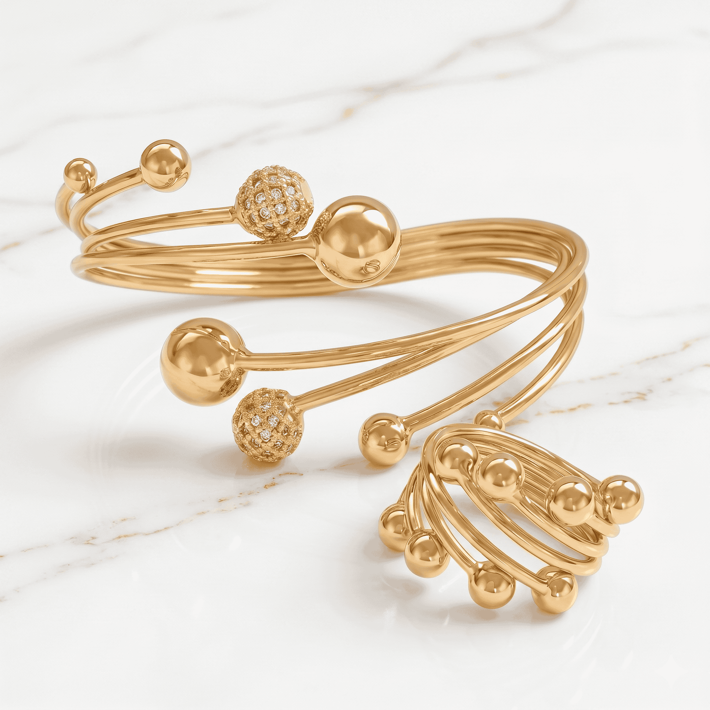 Golden Orbit Luxe Set