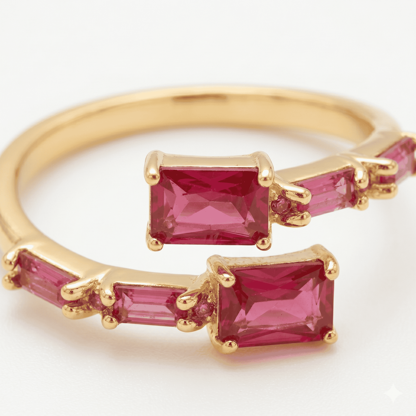 Ruby Duo Glow Ring