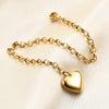 Amora Bracelet – 18K Gold-Plated Heartbeat