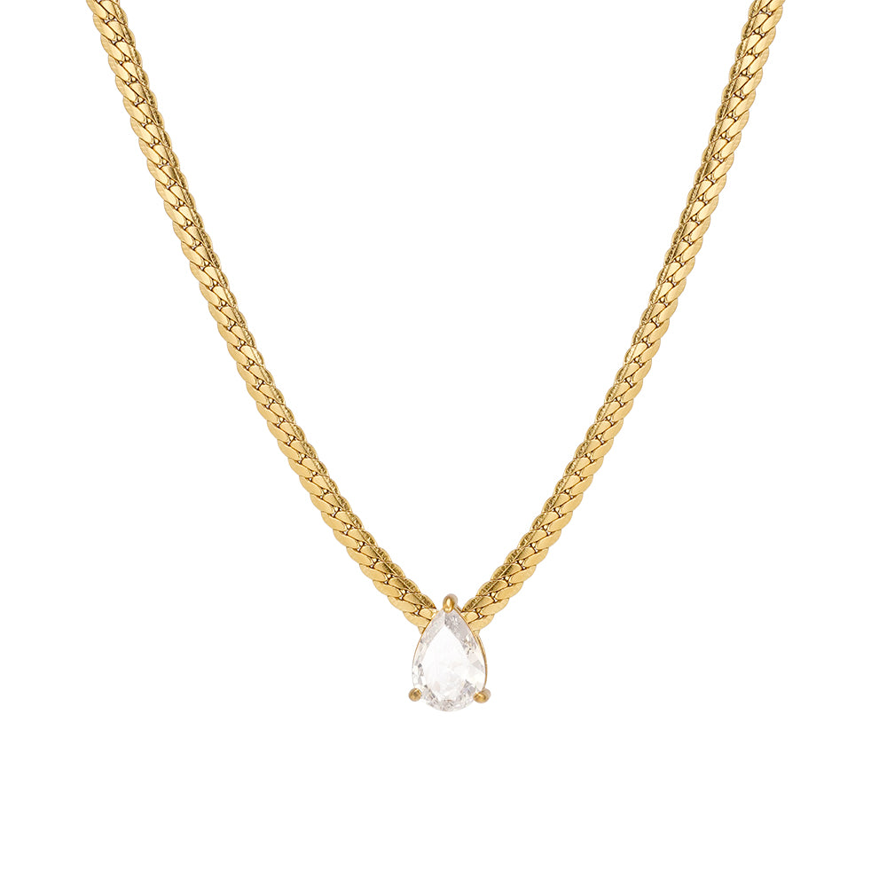 Aurora Teardrop Necklace
