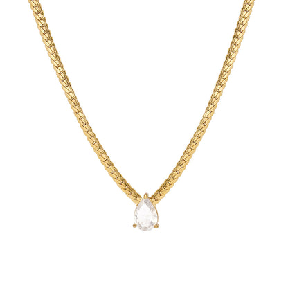 Aurora Teardrop Necklace