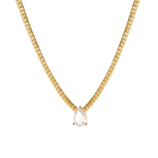 Aurora Teardrop Necklace